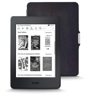Kindle Starter Pack with Kindle Paperwhite WiFi E-Reader in Black (MRP Rs 10,999), NuPro SlimFit Cover for Kindle Paperwhite (MRP Rs 1,299)