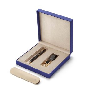 Lapis Bard - Contemporary Dark Metal Ballpoint Pen With Key Chain Rs. 7500