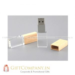 Wooden Crystal USB Pendrive