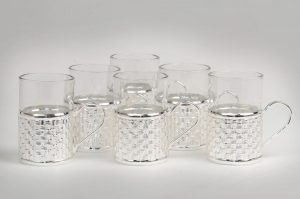 GI1055 Silver Plated Cup Set of 6 – Home Decor