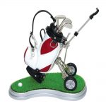 Golf Trolley with Grass