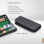 Leather Indoor Golf Set