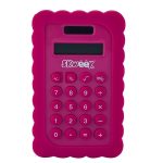 Fancy Mini Silicon Calculator - Pink