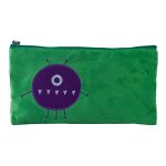 Green Synthetic Fur Stylish & Premium Fluffy Pouch Pencil Pouch, Hand Pouch, Mobile Pouch to Store Your Valuables For Kids / Teenagers / Girls & Womens Pouch