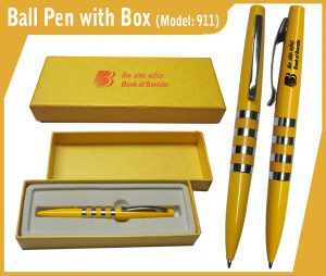 Metal Ball Pen with Box 911