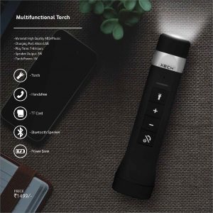 Multi Function Torch with Bluetooth Speaker