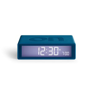 Lexon LR150 Flip+ Digital Alarm Clock – Rubber Duck Blue