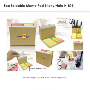 Foldable Memo Sticky Pad H-813