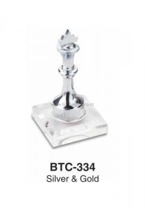 Chess King Paper Weight - BTC-334 Silver