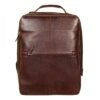16 Inch Leather Backpack Bags for Men and Women (Brown)