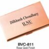 Rose Gold Finish Visiting Card Holder BVC - 811 1 1629697929291