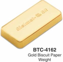 Gold Biscuit Paper Weight BTC - 4162