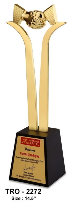 Hand Shake Trophy TRO - 2272