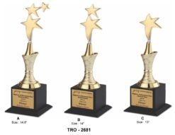 Corporate Star Trophy TRO - 2681 A,B,C