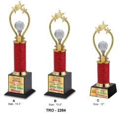 Corporate 3 Star Trophy TRO - 2684 A,B,C
