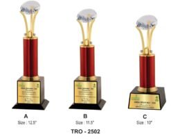 Corporate Diamond Trophy TRO - 2502 A,B,C