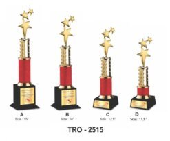 Corporate 3 Star Trophy TRO - 2515 A,B,C