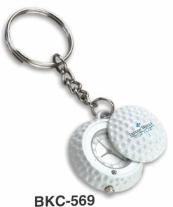 Golf Ball Clock Keychain BKC-569