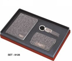 3 In 1 Diarie+Visiting Card Holder+Keychain SET-9128