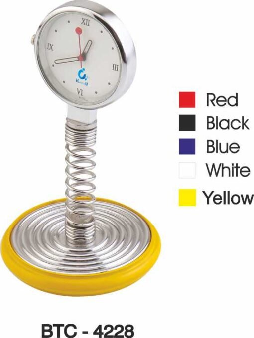 Spring Table Clock Small BTC - 4228