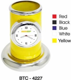 Pen Stand With Clock BTC - 4227
