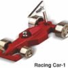 Racing Car With Flag Racing Car - 1