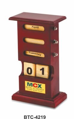 Wooden Perpetual Calendar BTC - 4219