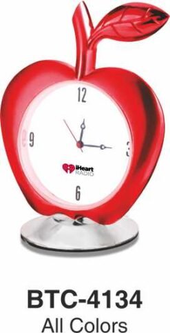 Apple Shape Table Clock BTC - 4134