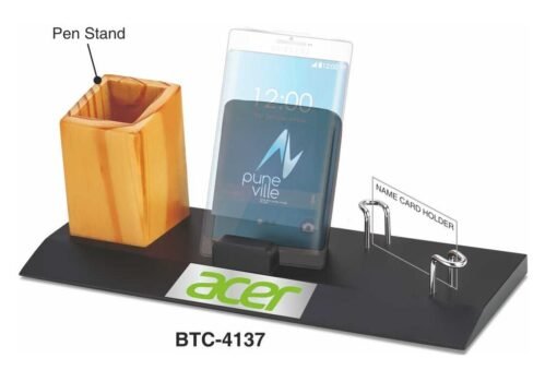 3-In-1 Desk Organizer (Pen Stand, Mobile Stand & Name Card Holder) BTC - 4137