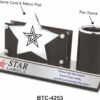 Black Star Shape Desk Organizer BTC - 4253 1 1632657012457