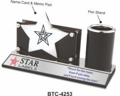 Black Star Shape Desk Organizer BTC - 4253