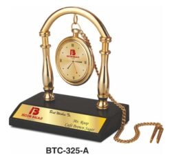 Rocking Golden Desk Clock BTC - 325 A