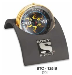 Black Bridge Shape Desktop With Clock BTC - 125 B