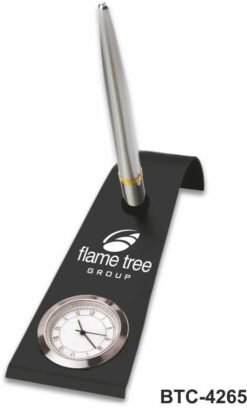 Premium Pen Stand With Clock BTC - 4265