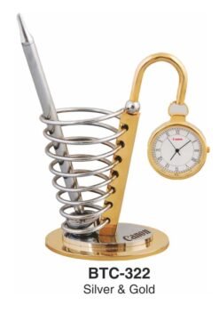 Rocking Golden Desk Clock BTC - 322