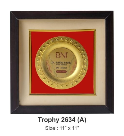 Round Shield Plaque 11" TRO - 2634 A