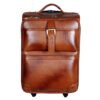 46 L Cabin Size Leather Softsided Travelling Bag (Tan) 1