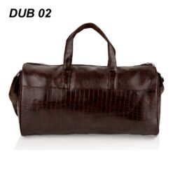 DUB 02: Duffle Bag Croc Brown