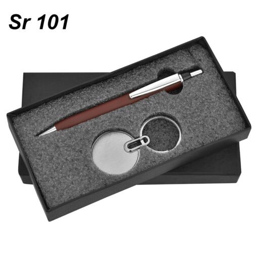 Welcome Kit Gift Set GCSR101 Citrine Pen & Keychain
