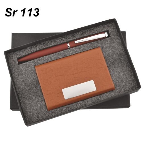Welcome Kit Gift Set GCSR113 Coffee Pen & Card Holder