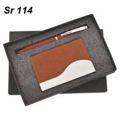 Welcome Kit Gift Set GCSR114 Curve Pen & Card Holder