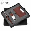 Welcome Kit Gift Set GCSR126 Boston Brown Pen, Keychain & Cardholder