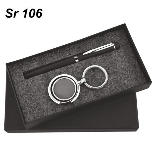 Welcome Kit Gift Set GCSR106 Moonstone Pen & Keychain