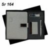 Welcome Kit Gift Set GCSR164 Grey Jute 4 in 1 Diary, Pen, Keychain & Card Holder