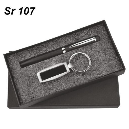 Welcome Kit Gift Set GCSR107 Onyx Pen & Keychain