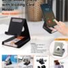 Metal Mobile Stand with Card Holder(Silver) With Whole GC H1407