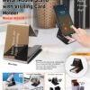 Metal Mobile Stand with Card Holder(Silver) GC H1408