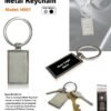 Metal Keychain Square Shape GC H501