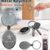 Oval shape Metal Keychain GC H509
