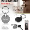 Round Metal Keychain (Black/Silver) GC H511